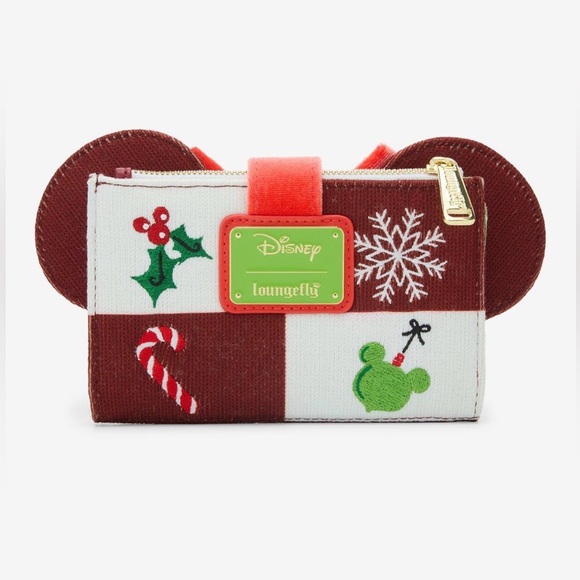Loungefly Disney Minnie Mouse Sweater
Holiday Mini Backpack & wallet NWT - Picture 5 of 11